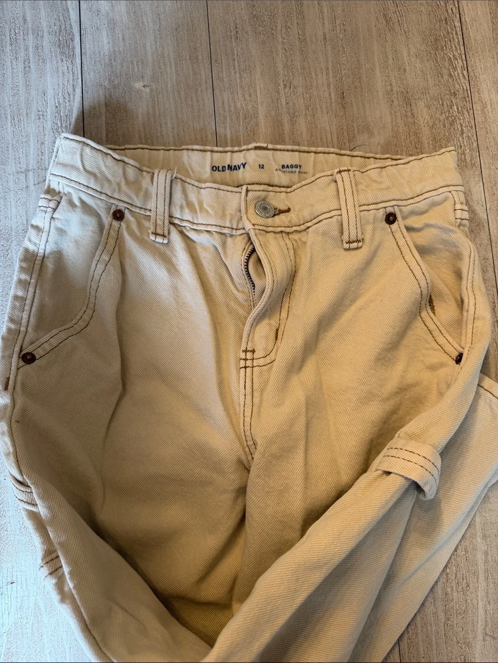 Old Navy Beige Kids Jeans